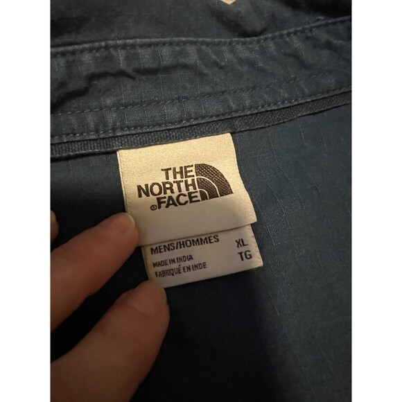 Mens The North Face Battlement Utility Shirt Shacket Navy Blur Sz XLT Button Up - Picture 9 of 9